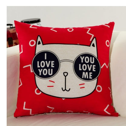 Square back cushion head cushion set square pillow cartoonpillow core pillow car small animal sofa