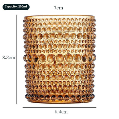 Colorful Home Decoration Glass Windproof Candles Glass Cup