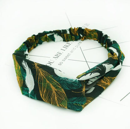 Women's Retro Style Printed Headband - DropOnline.co