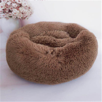 Round Long Hairy Autumn And Winter Nest Pad Cat Mattress - DropOnline.co