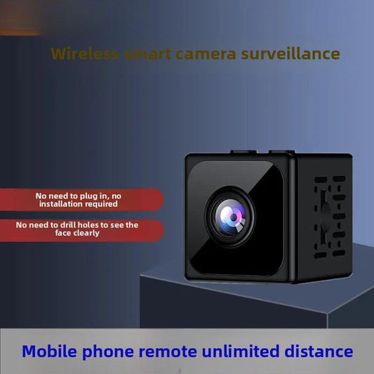 Smart Home Security Camera - Modern Tech Cube Design