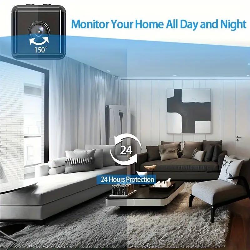 Smart Home Security Camera - Modern Tech Cube Design