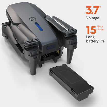 E88 Dual Camera Drone, WiFi FPV Double Folding RC Quadcopter Altitude Hold, Remote Control Toy For Beginners, Ideal Men's Gift For Outdoor Fun, Great For Christmas, Halloween, And Thanksgiving - DropOnline.co