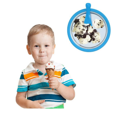 DIY Ice Cream Maker for Kids - Fun Frozen Yogurt Pan with No Electricity Needed - DropOnline.co