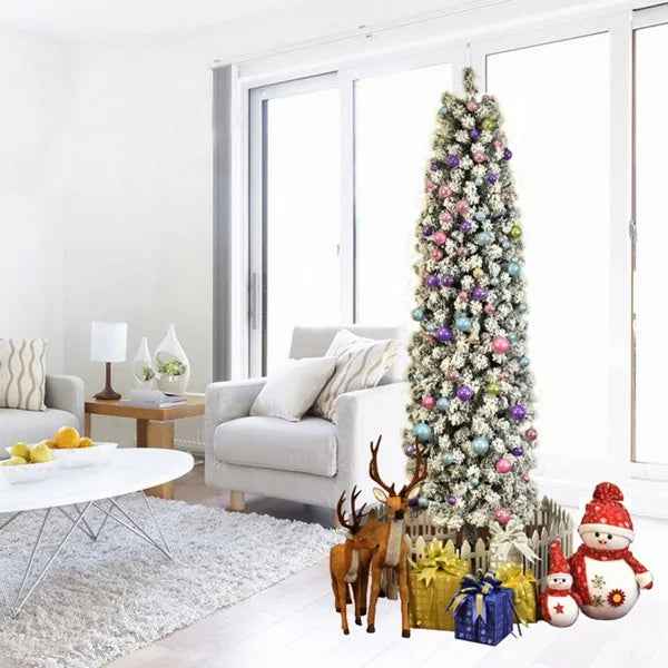 Pencil Flocking Christmas Tree - DropOnline.co