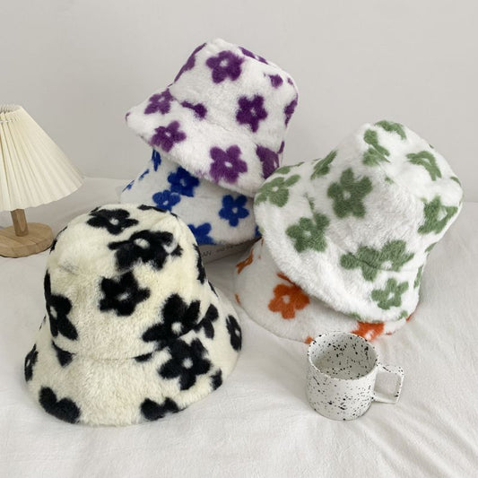 Women's Autumn Winter Warm Plush Hat - Cozy Fashion Beanie