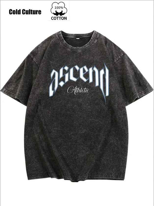 Men's Printed Short Sleeve T-Shirt - Fashion Casual Graphic Tee