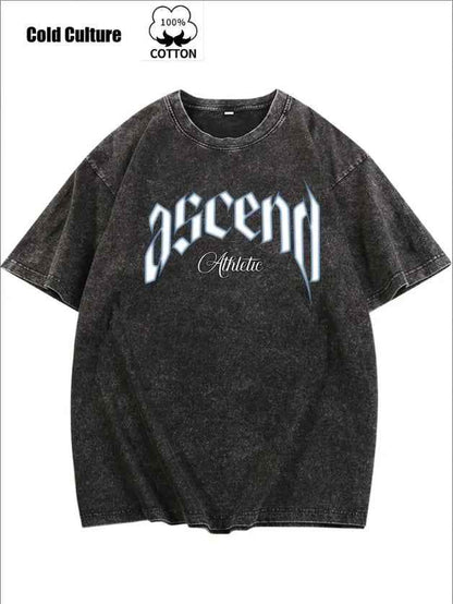 Men's Printed Short Sleeve T-Shirt - Fashion Casual Graphic Tee