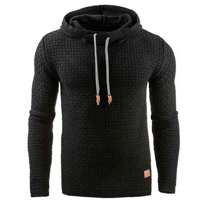Men's Classic Hooded Sweater - Comfortable Pullover Hoodie
