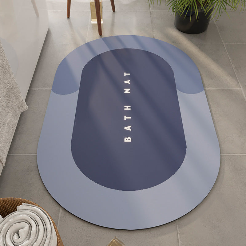 Premium Diatom Mud Absorbent Bathroom Mat - Quick-Dry Non-Slip