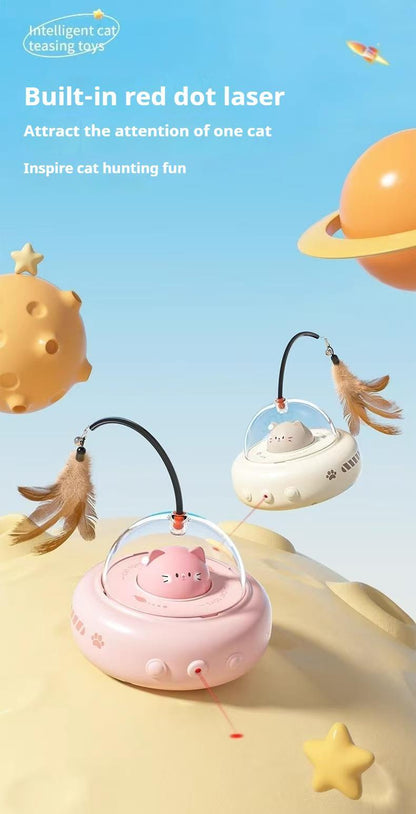 Smart Electric Cat Car With Automatic Laser Pointer - Cat Fun, Energy-Saving Product - DropOnline.co