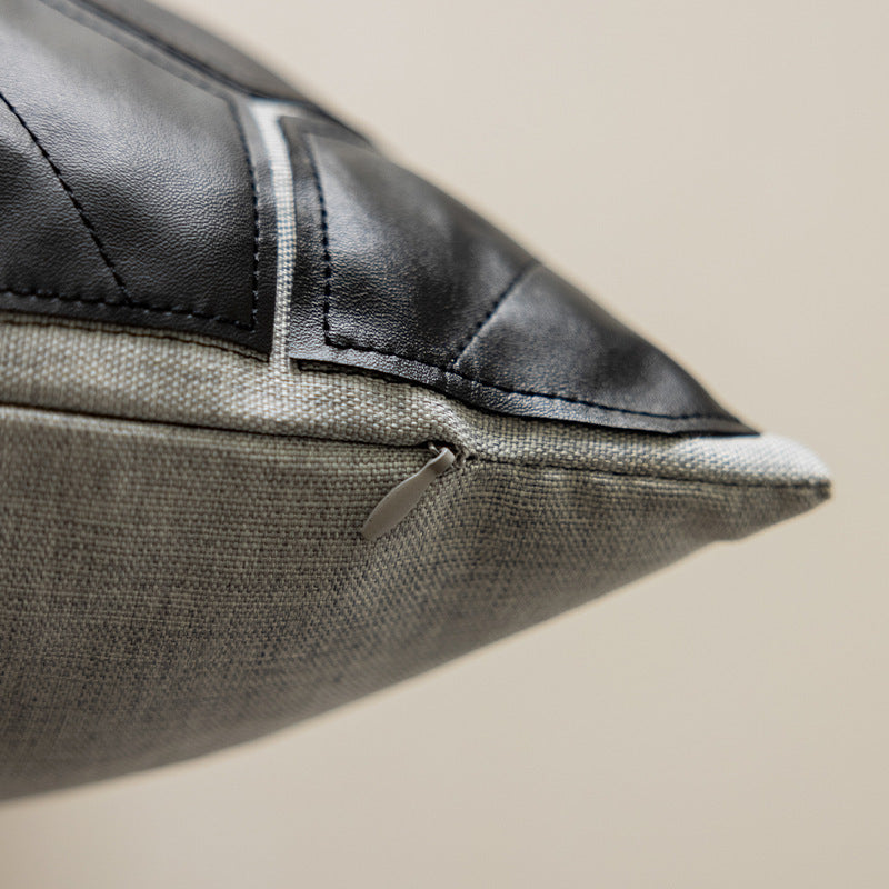 Modern Simple Plush Cushion Sofa Bedroom Bedside Pillow Cover