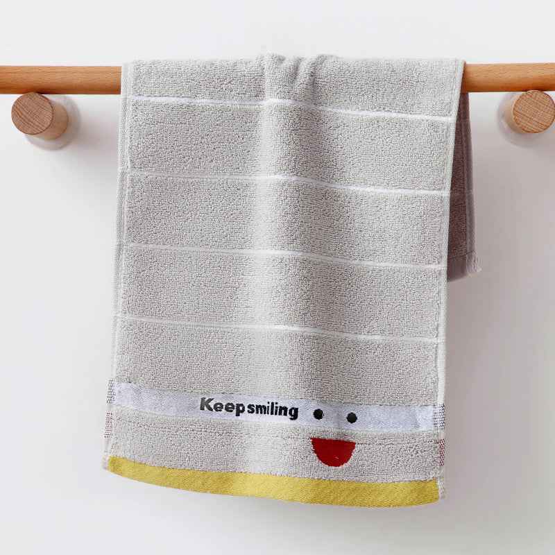 Children's Towel Home Soft Cartoon Face Towel Pure Cotton