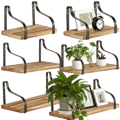 3 Pcs Wood Floating Shelves - DropOnline.co