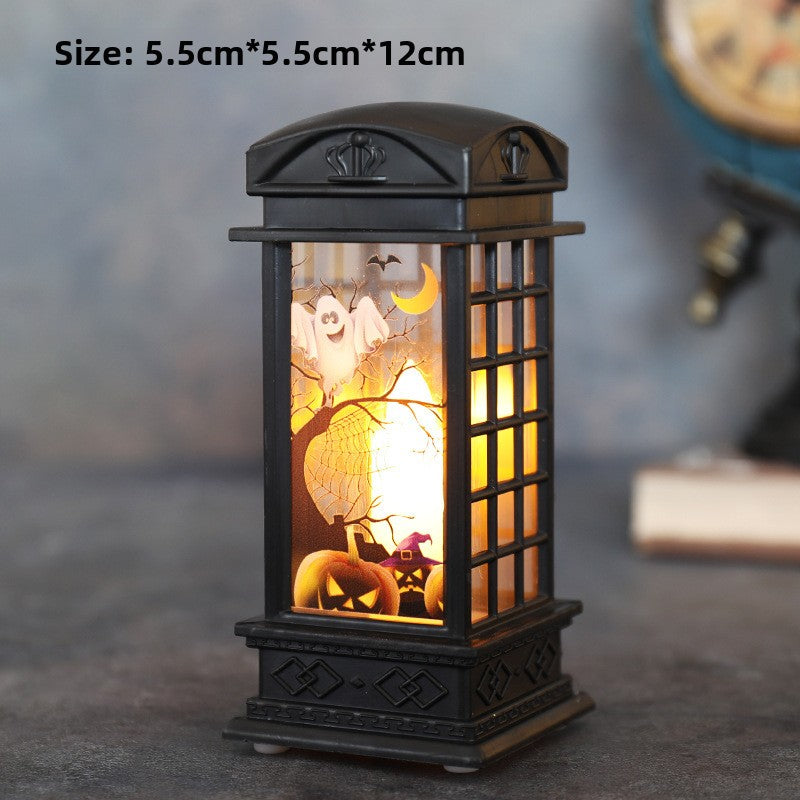 Halloween Simulation Flame Lanterns - Pumpkin Design
