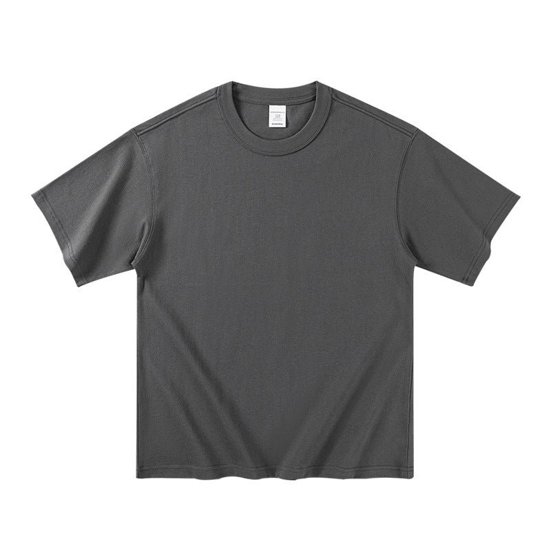 Men's Pure Cotton Short Sleeve T-Shirt - Premium Basic Tee