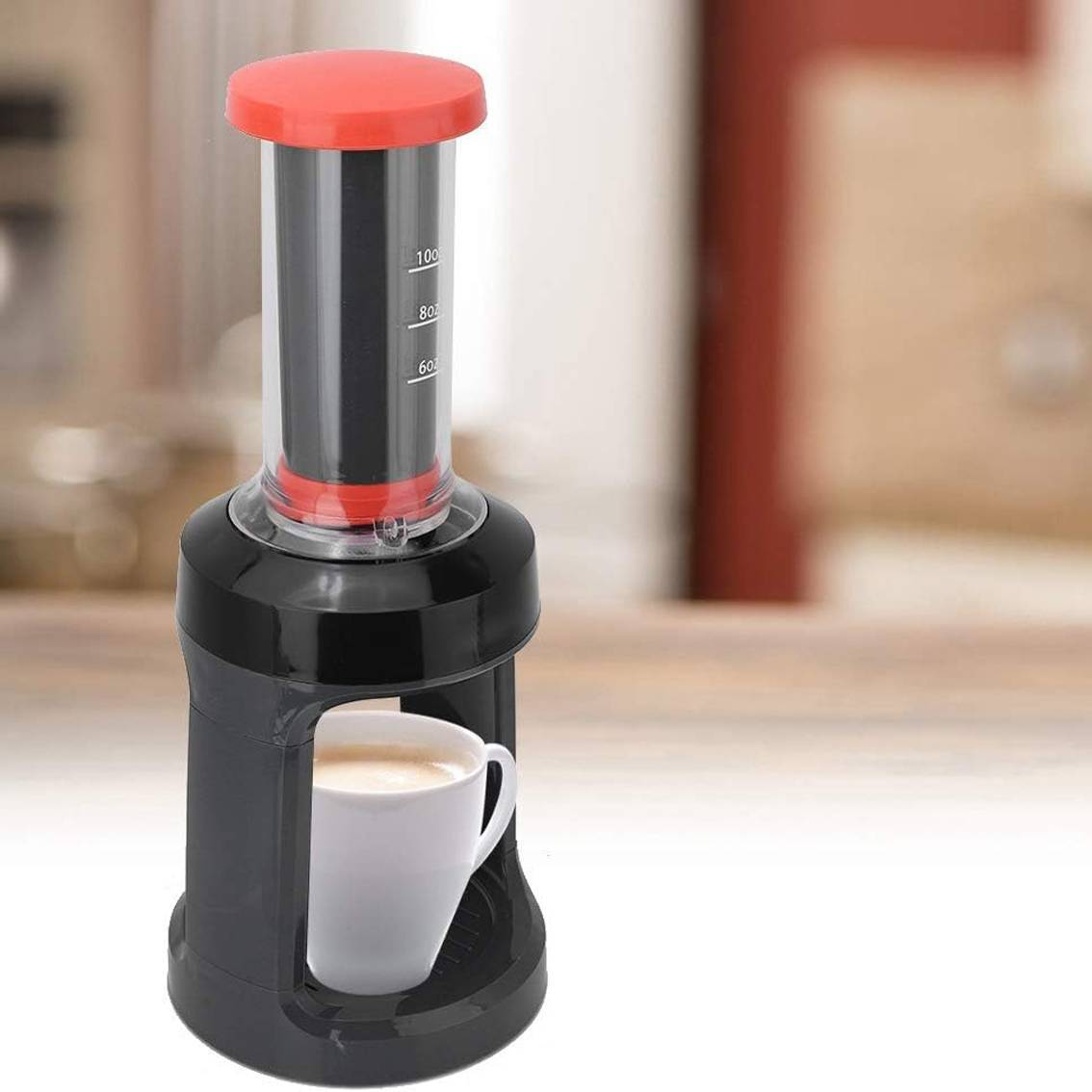 Manual Coffee Press - Hand Pressing Espresso Maker for Capsules & Ground Coffee