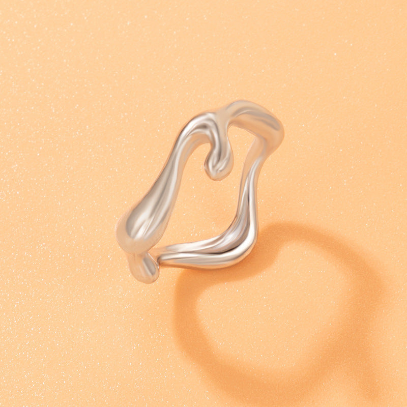 Creative Butterfly Geometric Heavy Metal Ring