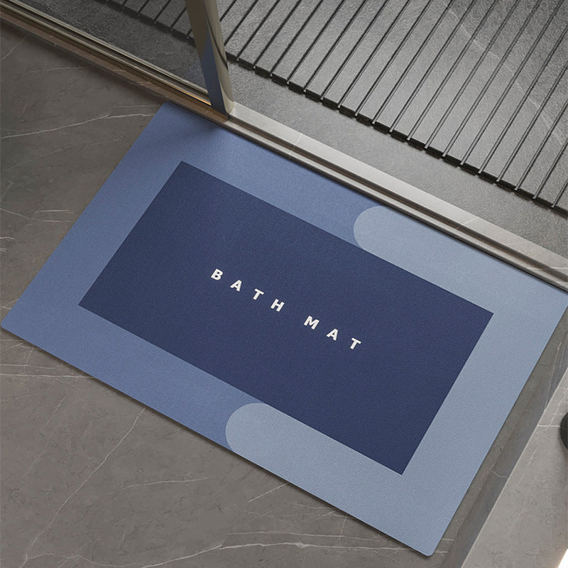 Premium Diatom Mud Absorbent Bathroom Mat - Quick-Dry Non-Slip