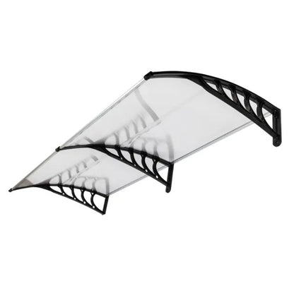 Outdoor Front Door Window Awning Patio Canopy Rain Cover UV Protected Eaves RT - DropOnline.co