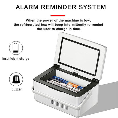 DropOnline Portable Insulin Refrigerator Box - Vehicle Travel Cooler – white;… - DropOnline.co