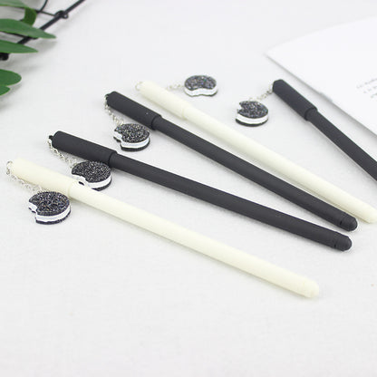 Pendant Gel Pen Student Creativity Popular Black And White - DropOnline.co
