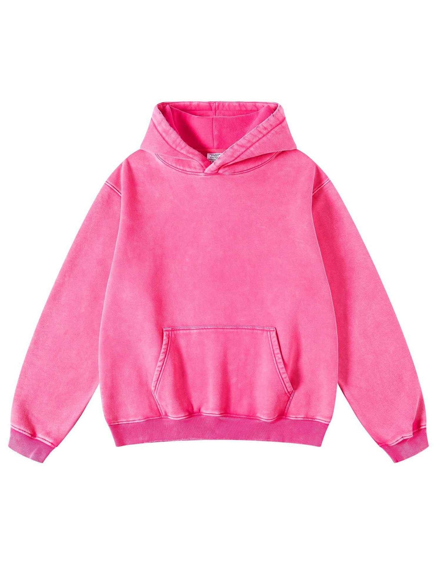 Men's Loose Casual Solid Color Hooded Sweatshirt