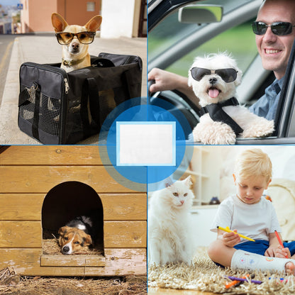 50Pcs Per Set Dog Training Pads Puppy Pee Pads Cat Wee Mats Potty-Train 24in X 18in M - DropOnline.co