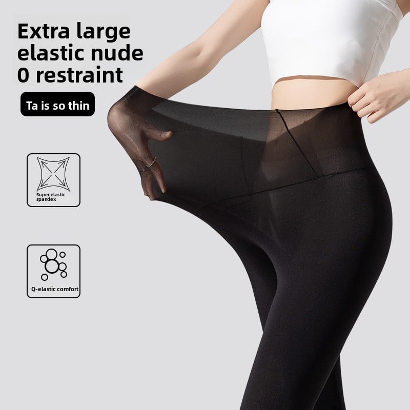 Ice Silk Shark Pants - Women's Ultra-Thin High-Waisted Seamless Leggings