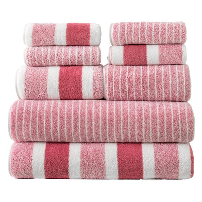 Coral Fleece Double-sided Thickened 8-piece Set Towels Square Scarf