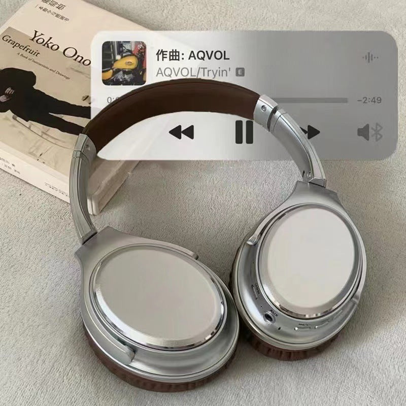 Vintage Style Bluetooth Headphones - Retro Wireless Over-Ear