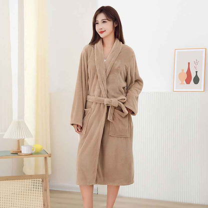 Coral Fleece Bath Towel Plus-sized Water-absorbing Quick-drying