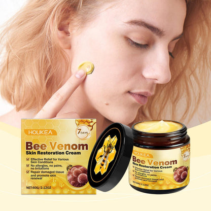Houkeya Bee  Skin Care Cream Gentle Cleansing, Mole Removal, Moisturizing, Soothing Skin Care Cream - DropOnline.co