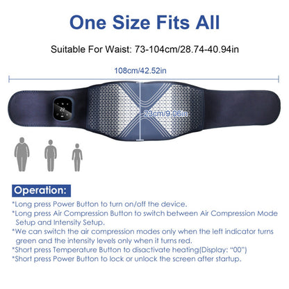 Lower Back Massager Heating Pad Cordless Heating Pad - DropOnline.co