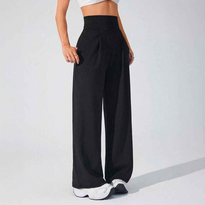 Ladies' Slimming High-Waisted Straight Pants