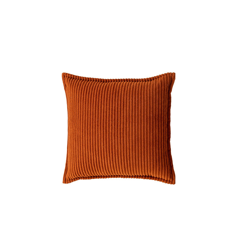 Corduroy Striped Pillow Cover - Textured Ribbed Cushion Case