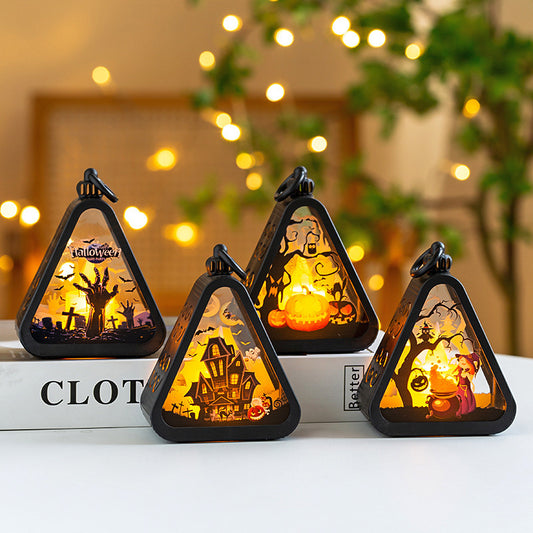 Halloween Portable Pumpkin Lamp - Layout Props Decoration