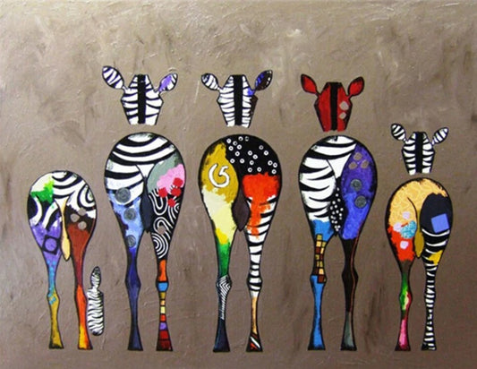 Framed Picture DIY Oil Painting By Numbers Painting & Calligraphy Beautiful Animals Modern Picture Home Decor 40x50cm