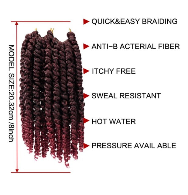 Curly  Crochet Braid 2X SPRING-Only Self Pickup