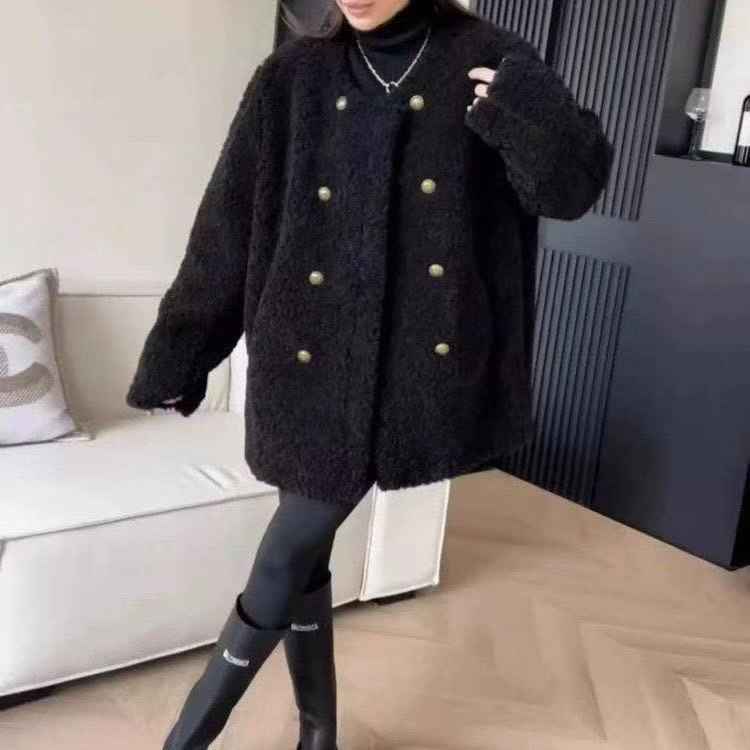 Women's Fur-trimmed Jacket Versatile Top