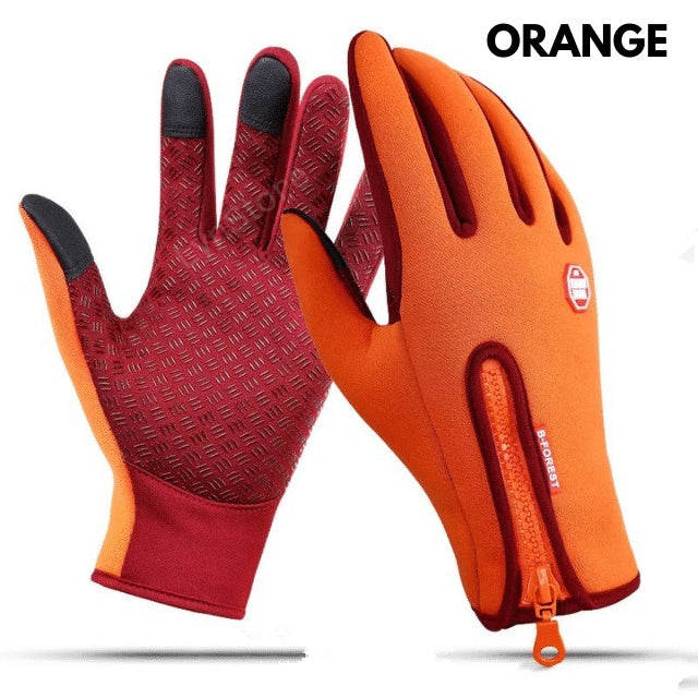 Winter Touch Screen Gloves - Waterproof Sports Gloves with Fleece