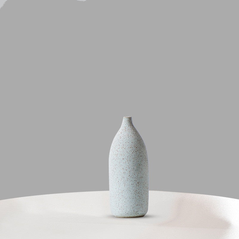 Premium Ceramic Frosted Vase - Modern Home Decoration Centerpiece