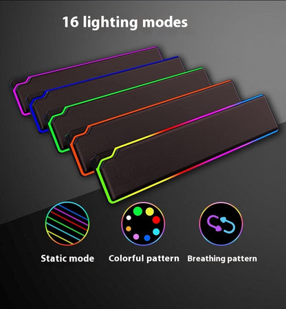 RGB Keyboard Support Wristband High Rebound Luminous Machinery Keyboard Support - DropOnline.co