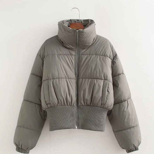 Women's Fashion Simple Cotton Long Sleeve Coat