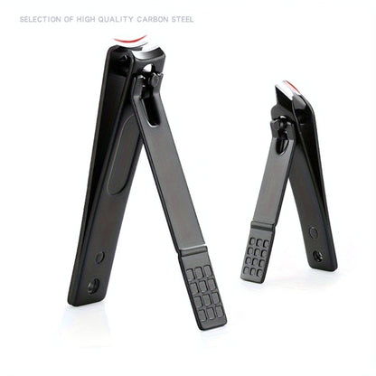 10-piece Black Nail Clipper Set With Travel Case, Professional Cuticle Nippers And Nail Clippers, Complete Grooming Kit For Home And Travel - DropOnline.co