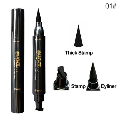 Double-headed wing seal eyeliner - DropOnline.co
