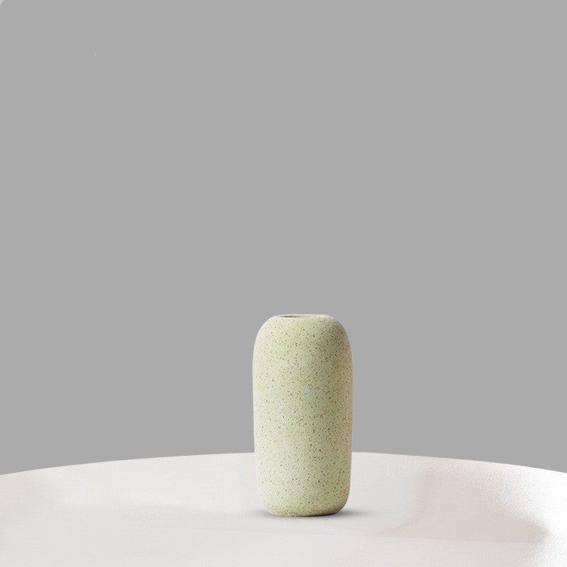 Premium Ceramic Frosted Vase - Modern Home Decoration Centerpiece