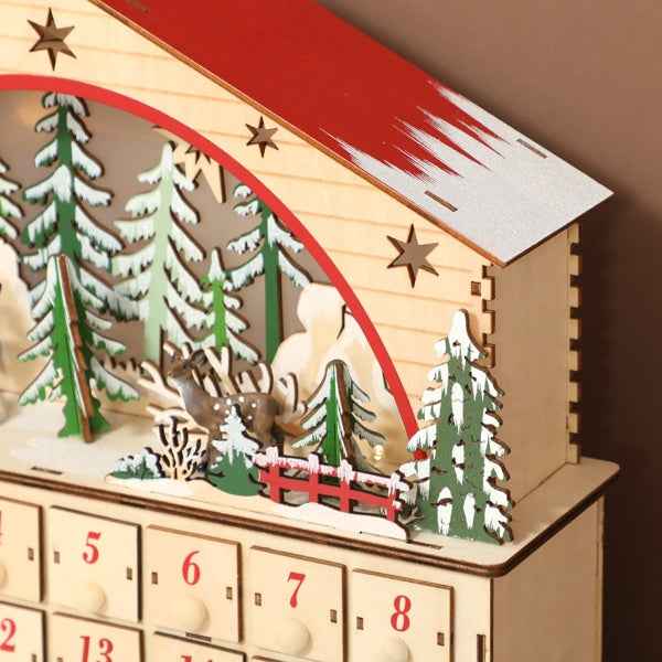 Christmas Advent Calendar - Holiday Countdown Decoration