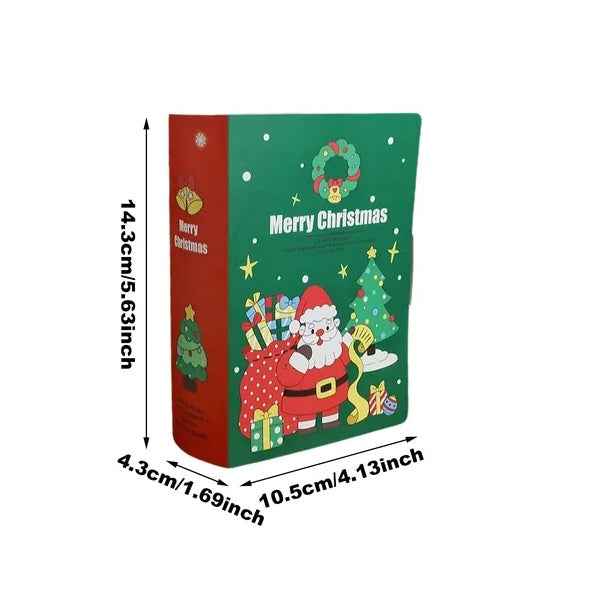 10 Pcs Christmas Candy Boxes - Merry Christmas Santa Xmas Tree Storybook Box - DropOnline.co