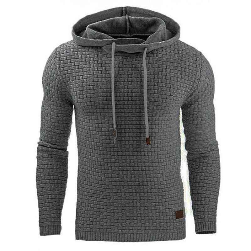 Men's Classic Hooded Sweater - Comfortable Pullover Hoodie